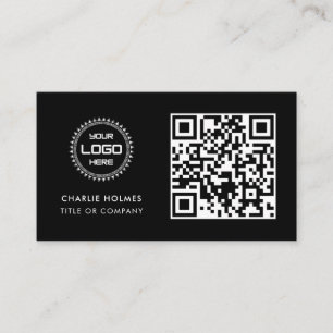 QR-Code-Business-Logo   Beruflich und modern Visitenkarte
