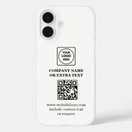 QR Code Business Logo Minimalist iphone case