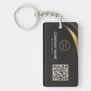 QR Code Business-Logo Modern Schlüsselanhänger