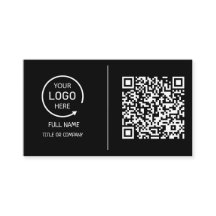 QR-Code-Business-Logo | Modernes, rosafarbenes Ges