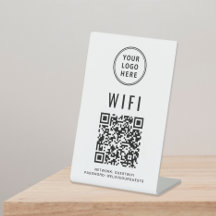 QR-Code Business-Logo-Scan für WiFi Verbindung her