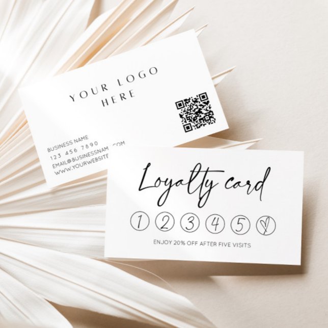 QR Code Business Loyalty Card Treuekarte (Von Creator hochgeladen)