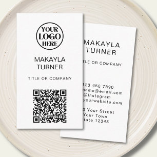 QR-Code Business Professional Logo Visitenkarte