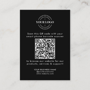 QR Code Business Website Scannen Sie Me Social Med Visitenkarte