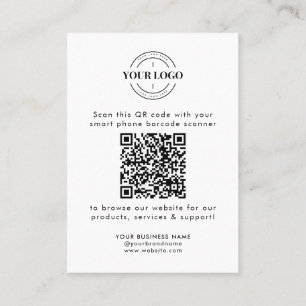 QR Code Business Website Scannen Sie Me Social Med Visitenkarte