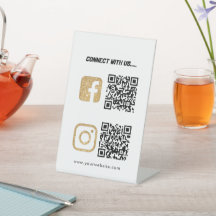 QR Code Business Website Social Media Scan Me Pee