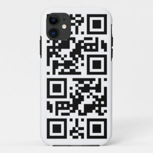 QR-Code "Call me" iPhone 5 iPhone 11 Hülle