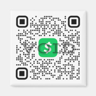 QR-Code Cash App Magnet