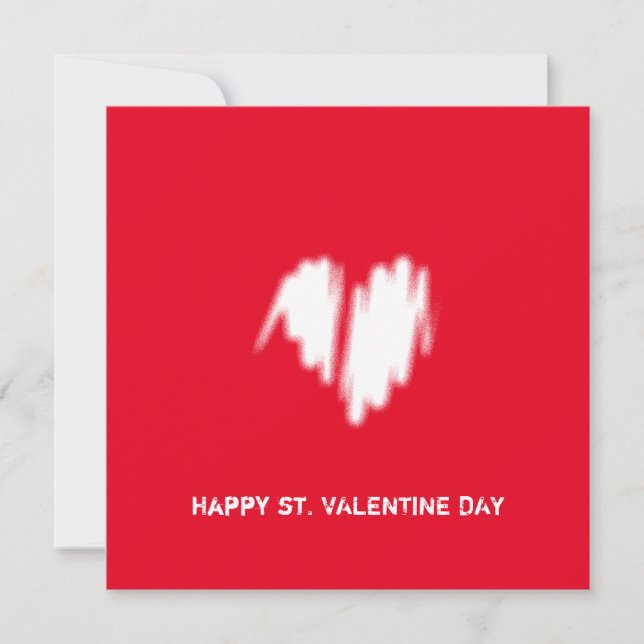 QR Code Clean monochrome Moderne, klassische Bildq Karte (Vorderseite)