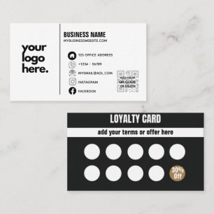 QR Code Corporate Business Card Design Logo Visitenkarte