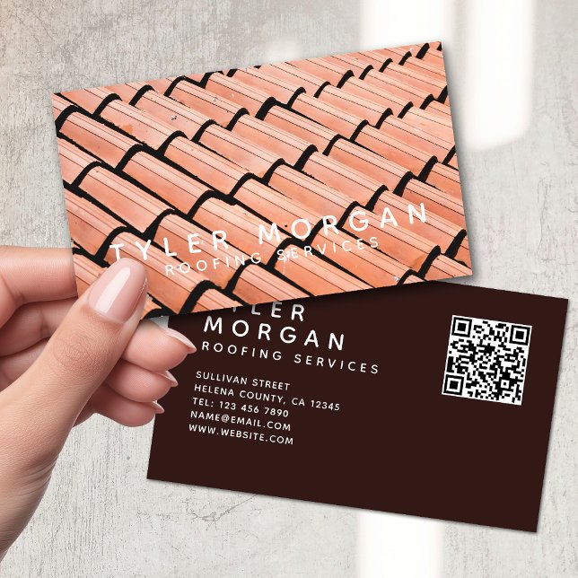 QR-Code-Dachdeckerarbeiten Visitenkarte (Von Creator hochgeladen)