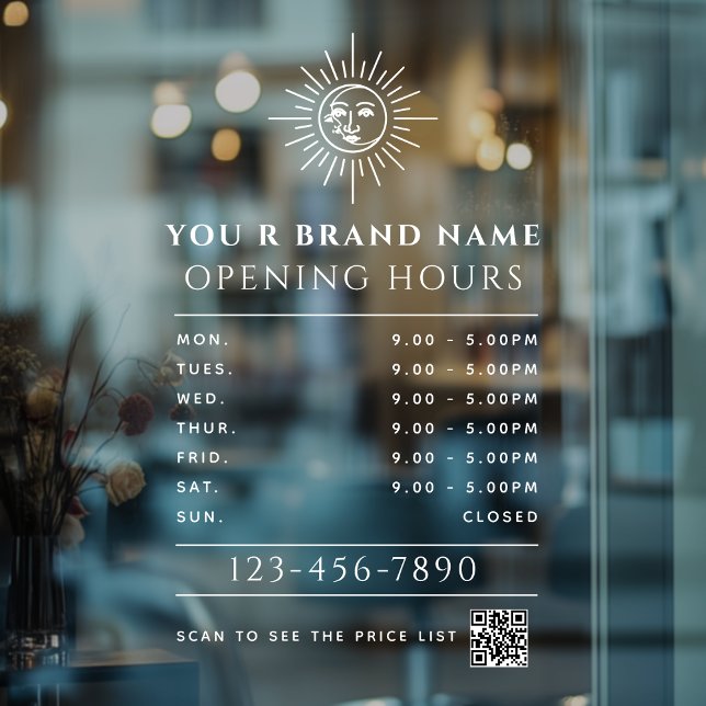 QR-Code der Celestial Sun and Moon Openings Stunde Fensteraufkleber (Von Creator hochgeladen)