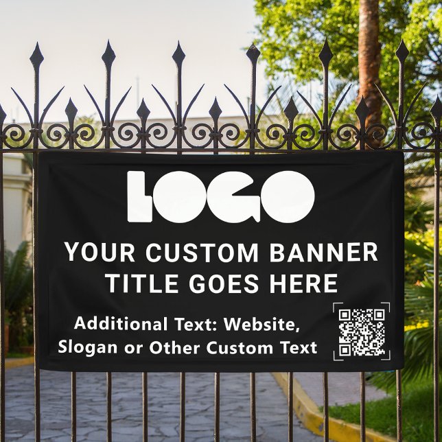 QR-Code der Firma Black Business Logos Outdoor 3'x Banner (Von Creator hochgeladen)