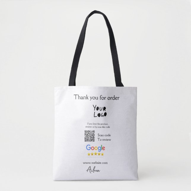 QR-Code der Website des Google-Reviews (Vorderseite)