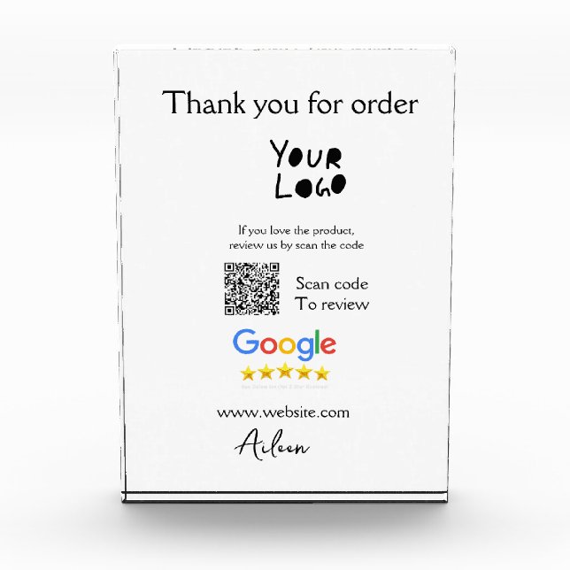 QR-Code der Website des Google-Reviews Fotoblock (Vorderseite)