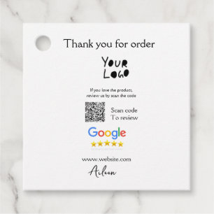 QR-Code der Website des Google-Reviews Geschenkanhänger