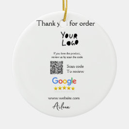 QR-Code der Website des Google-Reviews Keramik Ornament