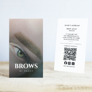 QR-Code des Fotos Brow Artist Visitenkarte