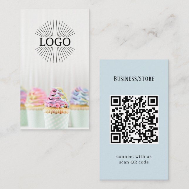 QR-Code des Fotos Visitenkarte (Vorne/Hinten)