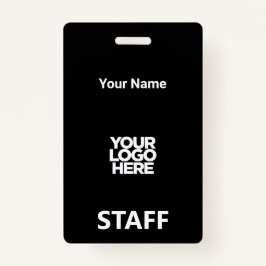 Qr-Code des Geschäftsnamens "Black Employee" insge Ausweis