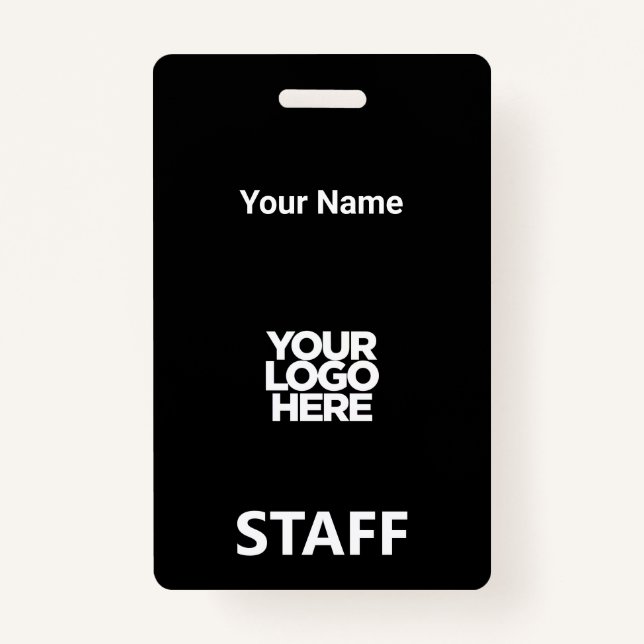 Qr-Code des Geschäftsnamens "Black Employee" insge Ausweis (Vorderseite)