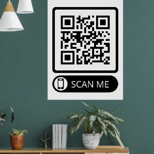 QR-Code des Marketings prüfen Poster