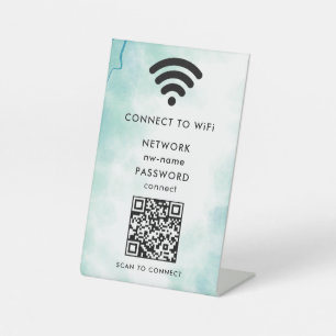QR-Code des WiFi-Netzwerks scannen, um das Interne Sockelschild