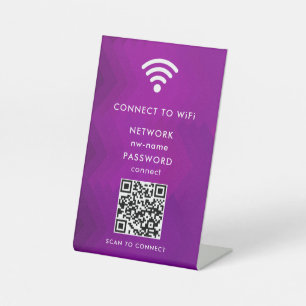QR-Code des WiFi-Netzwerks scannen, um das Interne Sockelschild