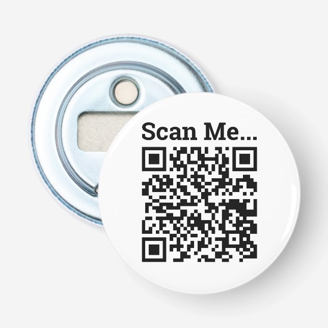 QR-Code-Design Flaschenöffner (Vorderseite)