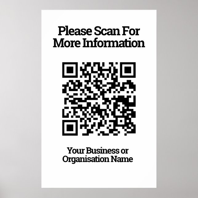 QR-Code-Design-Information Poster (Vorne)