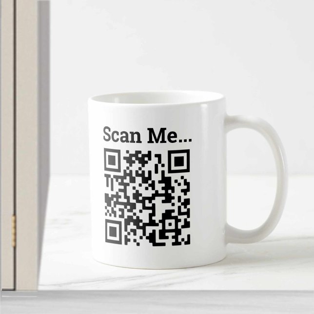 QR-Code-Design Kaffeetasse (Von Creator hochgeladen)