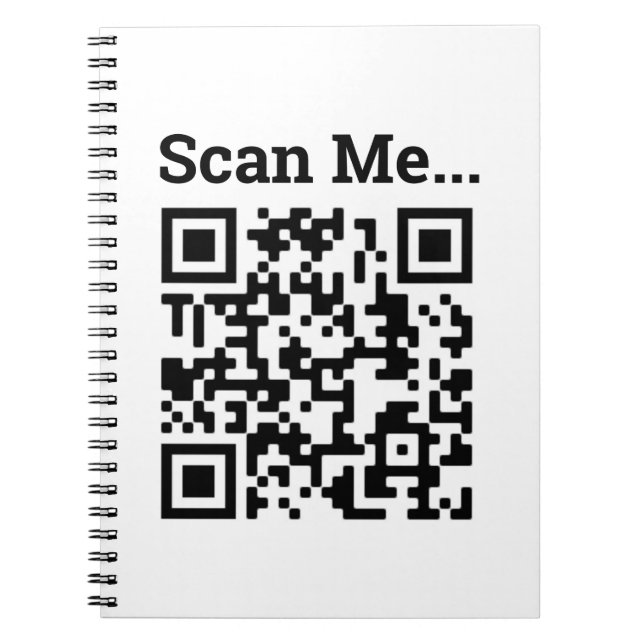 QR-Code-Design Notizblock (Vorderseite)