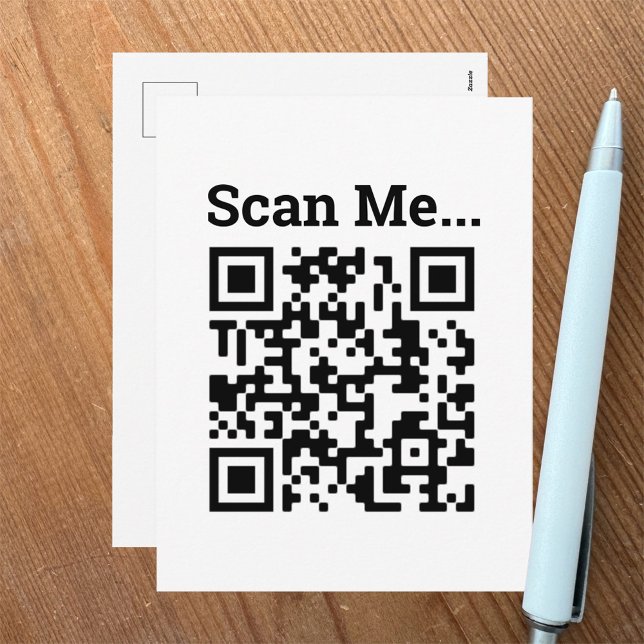 QR-Code-Design Postkarte (Von Creator hochgeladen)