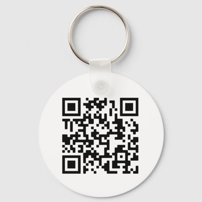 QR-Code-Design-Schlüsselanhänger Schlüsselanhänger (Vorderseite)