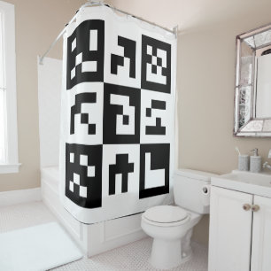 qr Code Duschvorhang