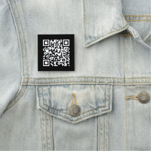 QR Code Einfach klar und Minimalistisch modern Namensschild