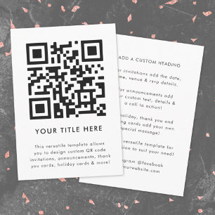 QR-Code-Einladung   Vielseitige scannbare Einladun Einladung