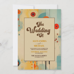 QR-Code Elegante Mittelalter-Blumenhochzeit Einladung