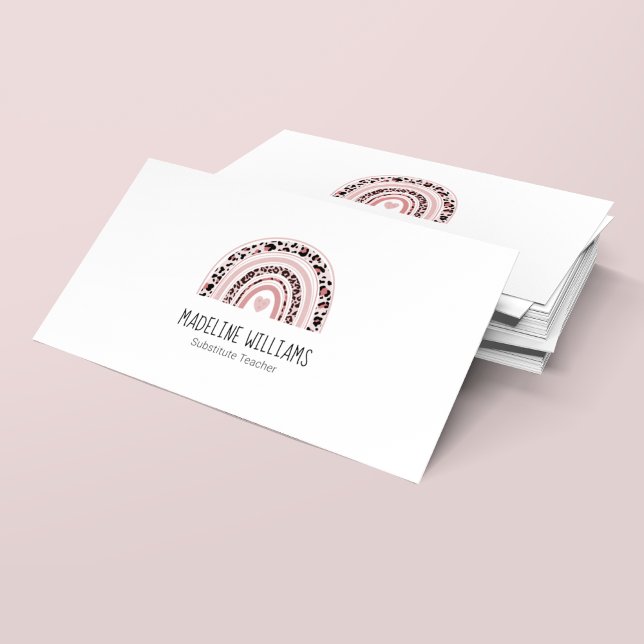 QR-Code Ersetzung der Teacher-Visitenkarte Visitenkarte (Von Creator hochgeladen)