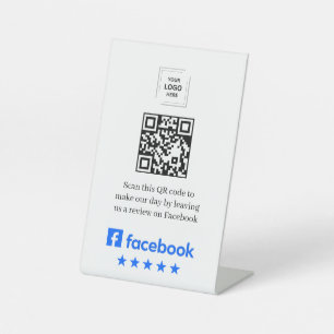 QR-Code-Facebook-Review-Podestanzeige-Stil-Sig Sockelschild
