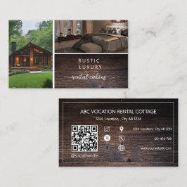 QR-Code Ferienvermietung Gästehaus Rustikal Visitenkarte