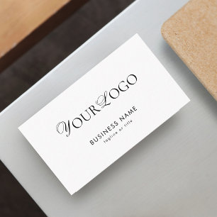 Qr-Code-Firma für horizontale Textmarken Visitenkarte