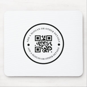 QR-Code Firmen-Website Promo-Mauspad Mousepad