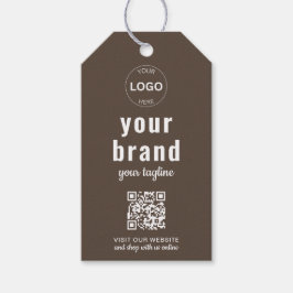 Qr-Code-Firmenlogo Hang-Tag-Preis-Markierung Swing Geschenkanhänger