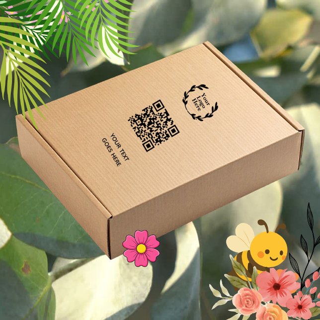 QR-Code | Firmenlogo Modern Professionell Permastempel (Von Creator hochgeladen)