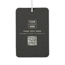 QR-Code-Firmenlogo Modernes Business Black