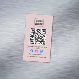 QR-Code folgen der Prüfung, um eine Verbindung mit Magnetische Visitenkarte