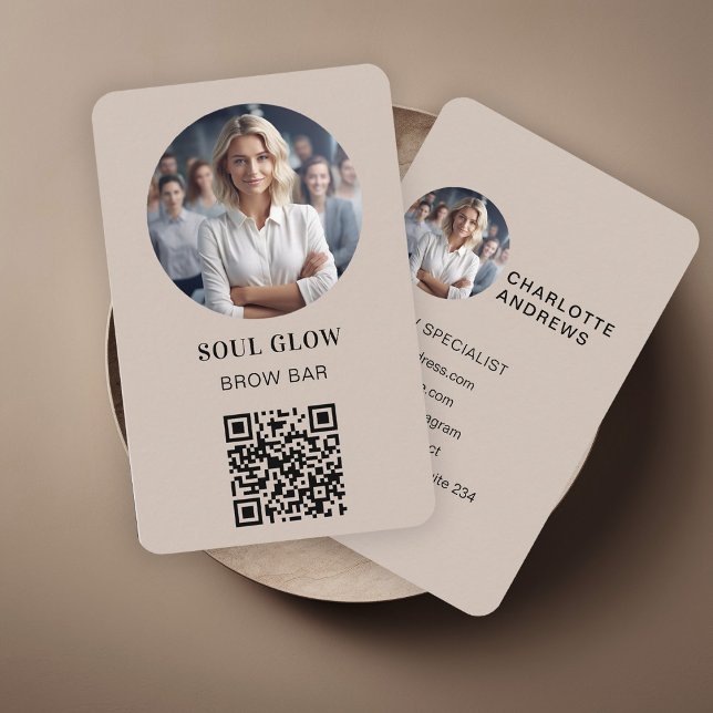 QR-Code, Foto, Salon Visitenkarte (Von Creator hochgeladen)