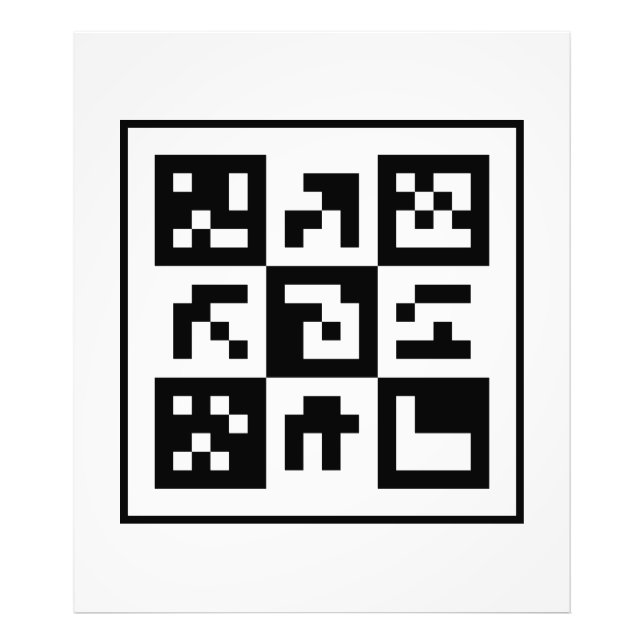 qr Code Fotodruck (Vorne)