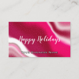 QR Code Fun Happy Holidays Business Werbeaktion Ge Visitenkarte